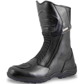 IXS Tour Stiefel 2-Zip Stiefel schwarz wasserdicht