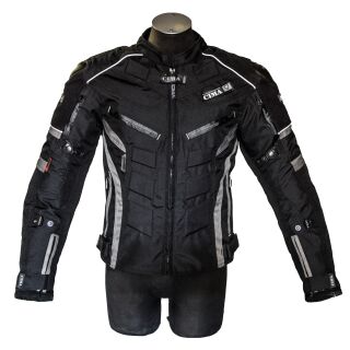 Textiljacke Ilux 2 schwarz-grau M