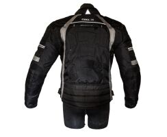 Textiljacke Ilux 2 schwarz-grau M