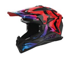 LS2 708 FAST 2 WASH Schwarz Rot