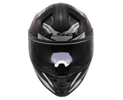 LS2 FF811 Vector || Carbon Savage weiß rot grau