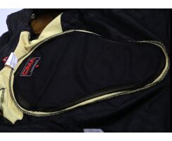 Grauer Wolf Motorradhoodie grau