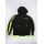 Flash Motorradhoodie grau neon gelb