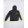Flash Motorradhoodie grau neon gelb