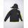Flash Motorradhoodie grau neon gelb