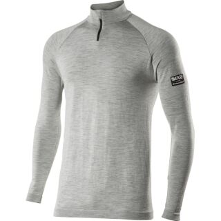 SIXS Funktions T-Shirt TS13 Merino grau