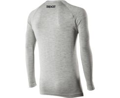 SIXS Funktionsshirt langarm TS2 Merino Unisex grau