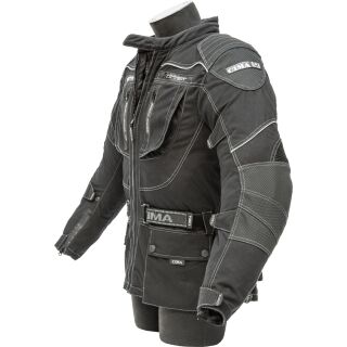 X-Tex Textiljacke schwarz