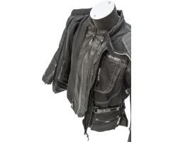 X-Tex Textiljacke schwarz