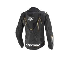 Ixon Vortex3 Lederjacke Damen Schwarz Gold