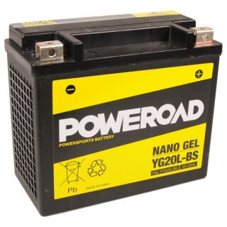 POWEROAD Gel YG20L-BS 12V/20Ah