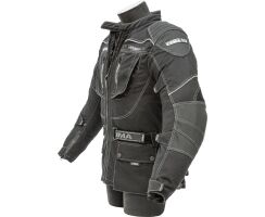 X-Tex Textiljacke schwarz 4XL