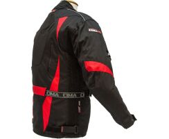 Textiljacke Trip schwarz-silber 5XL