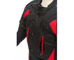Textiljacke Trip schwarz-silber 10XL