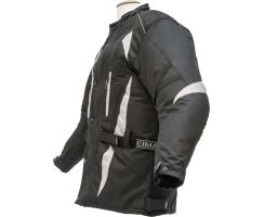 Textiljacke Trip schwarz-silber 10XL