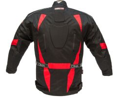 Textiljacke Trip schwarz-silber 10XL