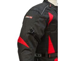 Textiljacke Trip schwarz-rot 10XL