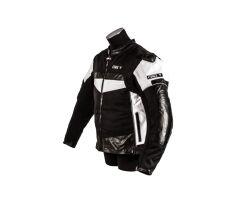 Textiljacke L-Tex schwarz-weiß 4XL