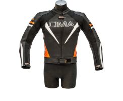Dani - R - Lederjacke orange 56