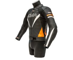 Dani - R - Lederjacke orange 62