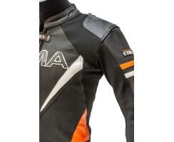 Dani - R - Lederjacke orange 62