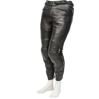 Softline Stretch Leder Stiefelhose
