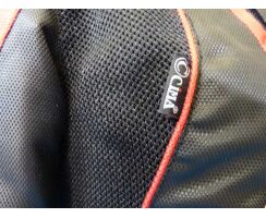 Mesh Textiljacke Sommer Rot - Schwarz