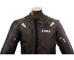 Air-Mesh Textiljacke schwarz