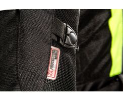 Multimesh Textiljacke schwarz - grün
