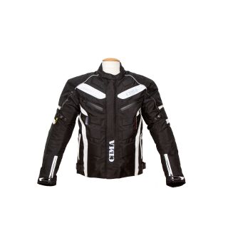 Textiljacke GT schwarz weiß