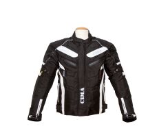 Textiljacke GT schwarz weiß