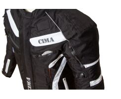 Textiljacke GT schwarz weiß