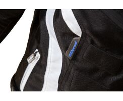 Textiljacke GT schwarz weiß