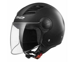 LS2 OF562 Airflow L schwarz matt