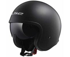 LS2 OF599 Solid schwarz matt