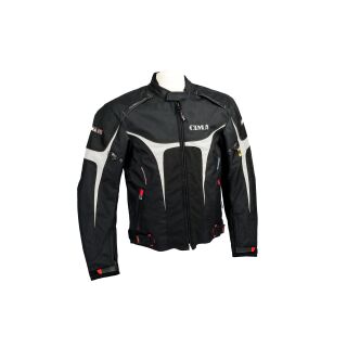 Zorro-Textiljacke schwarz  weiß  CE