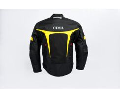 Zorro-Textiljacke schwarz  gelb  CE