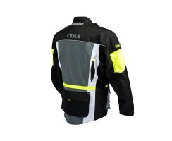 Rico  Textil Tourenjacke schwarz weiß gelb