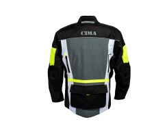Rico  Textil Tourenjacke schwarz weiß gelb