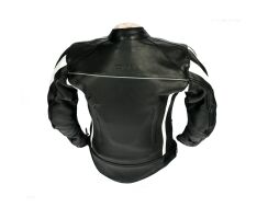 Lederjacke Softline Lady schwarz weiß