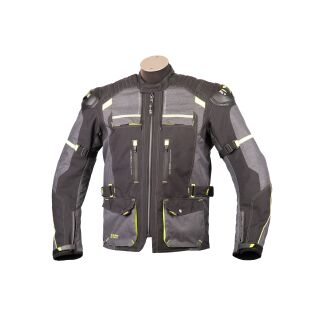 SPX-Textil Tourenjacke schwarz  gelb grau