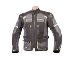 SPX-Textil Tourenjacke schwarz  gelb grau