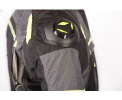 SPX-Textil Tourenjacke schwarz  gelb grau