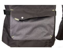 SPX-Textil Tourenjacke schwarz  gelb grau