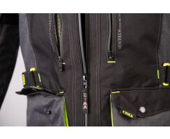 SPX-Textil Tourenjacke schwarz  gelb grau