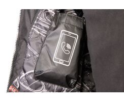 Lederjacke Club-one schwarz