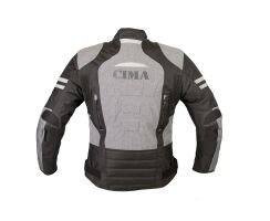Street-R-Textiljacke grau schwarz