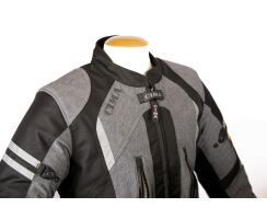 Street-R-Textiljacke grau schwarz