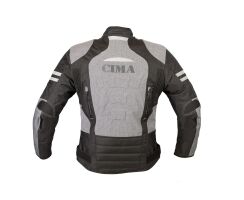 Street-R-Textiljacke grau schwarz