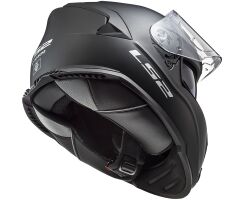 LS2 FF800 Strom Solid schwarz matt